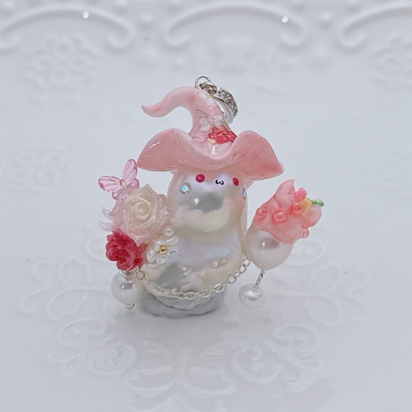 1016 New Handmade Flame Ball Pearl One of a kind Detachable Pendants - Picture 10 of 16